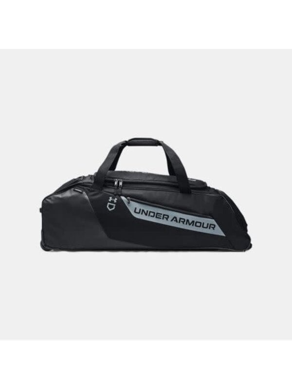 Under Armour UNDER ARMOUR baseball WHEELED Bag  BLACK - SILVER