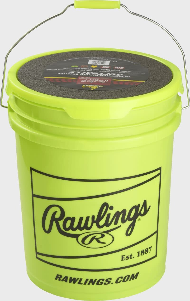 RAWLINGS Empty Bucket with Softball Canada Logo