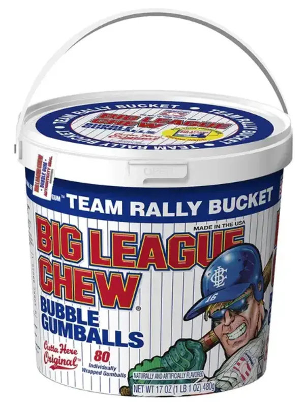 Big League Chew Big League Chew Team Rally bucket original 80
