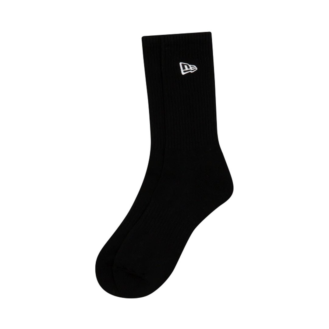 New Era AX20 Crew sock black 8-10 OSFA adult - 2 pairs