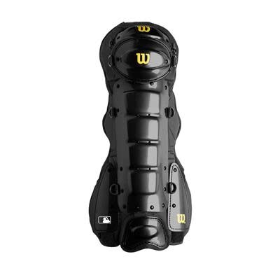 Wilson Pro Gold 2 Leg Guards Black/Charcoal - Large/Xlarge