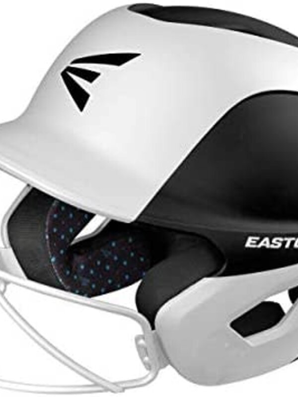 Easton Easton Ghost women helmet 2 tone matte black & white with facemask