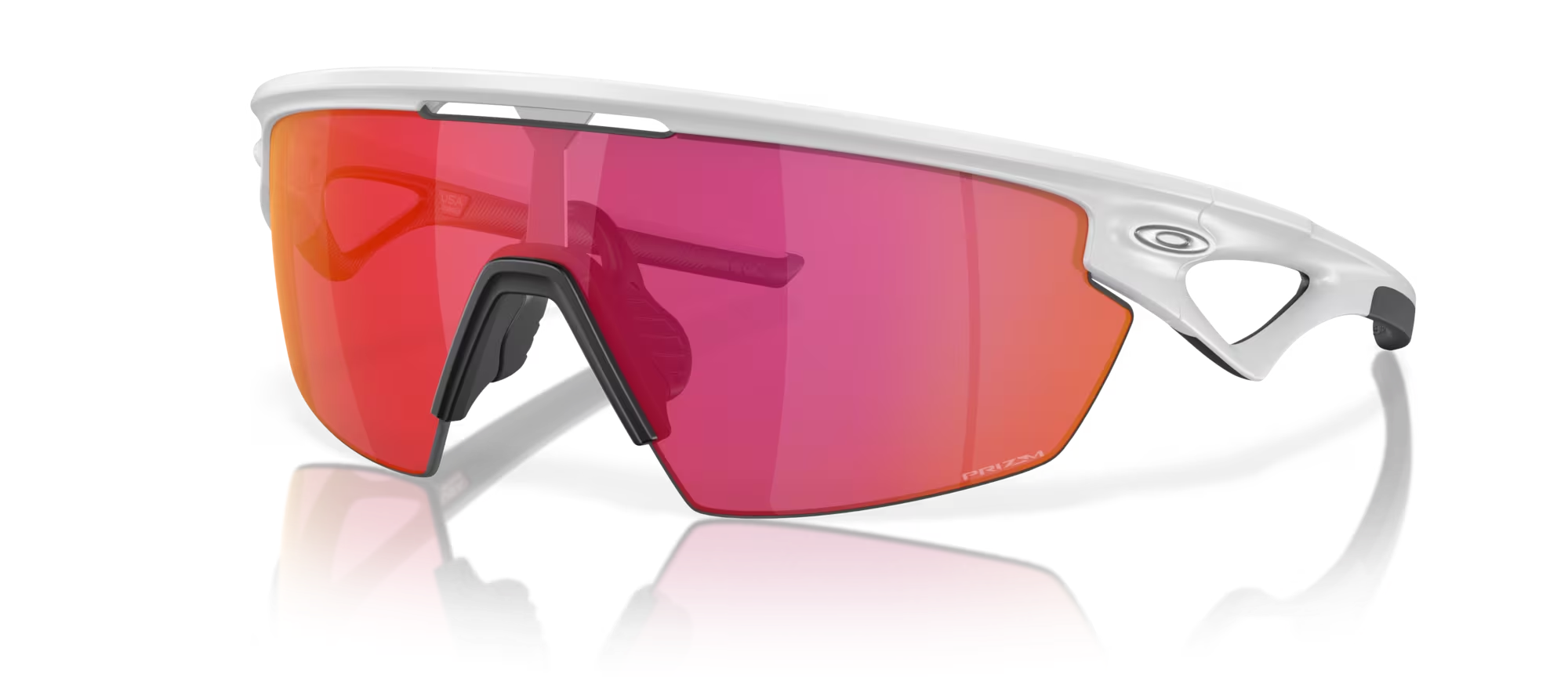 Oakley Sphaera™️ Prizm Field Lenses,  Matte White Frame OO9403-1136