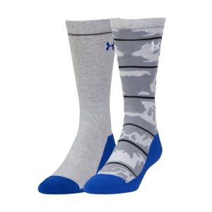 Under Armour Armourstyle Sock Mid-Calf Men Grey Camo Large