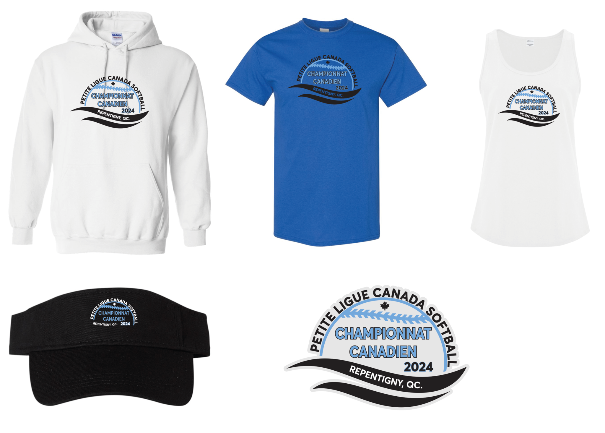 Collection de vêtements Championnat Canadien de softball 2025