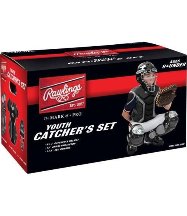 Rawlings Rawlings Players series Catcher Kit Youth Set black PLCSJRB