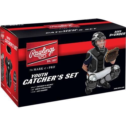 Rawlings Players series Catcher Kit Youth Set black PLCSJR-B (9 and under)
