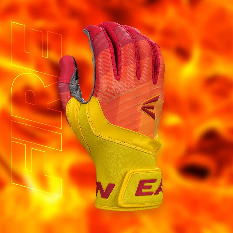 Easton Walk-Off Ethos Youth Batting Glove Hype Fire