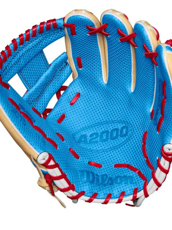 Wilson Wilson A2000 Fall 2024 1975SC Camel/SkyBlue/Red 11.75"-RHT