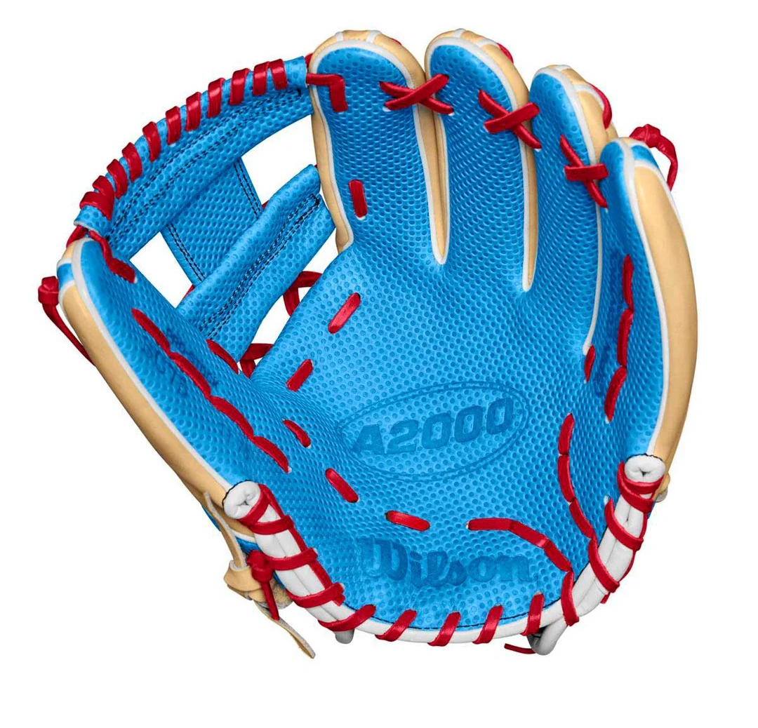 Wilson A2000 Fall 2024 1975SC Camel/SkyBlue/Red 11.75"-RHT