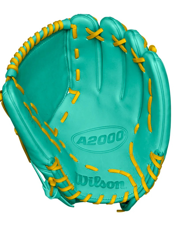 Wilson Wilson A2000 Fall 2024 B23 Seafoam/Yellow 12" pitcher glove
