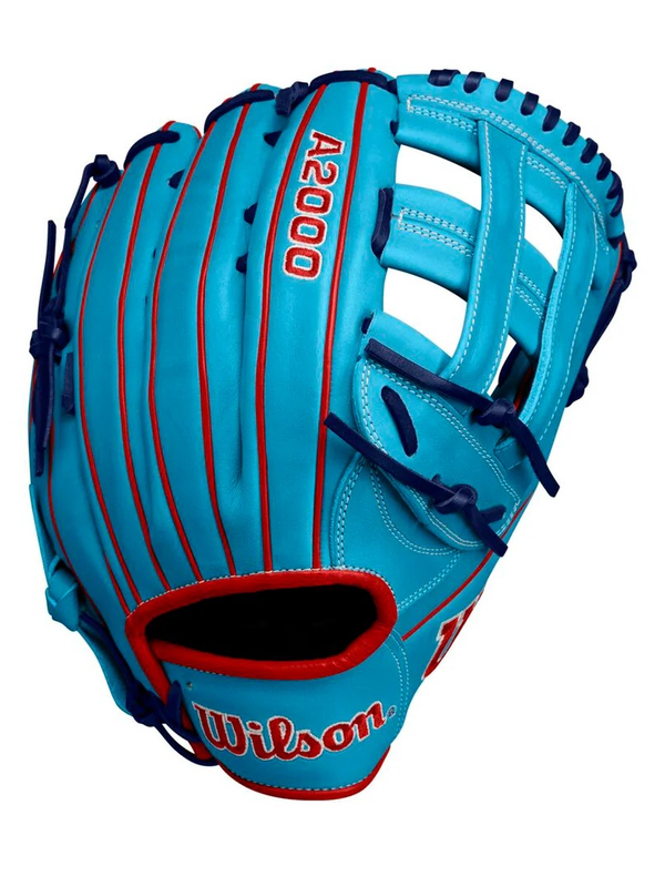 Wilson Wilson A2000 Fall 2024 1750 Sky Blue/Red/White 12.5"