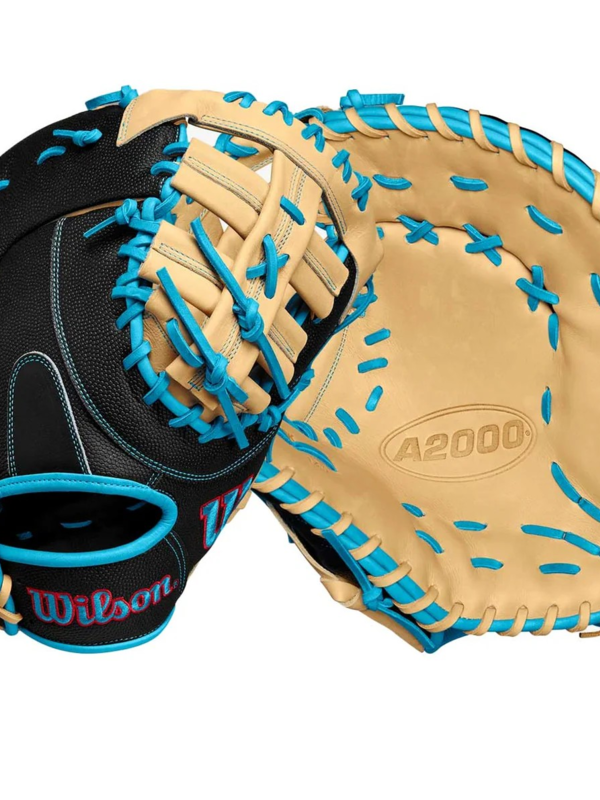 Wilson Wilson A2000 Fall 2024 1679SS Black/Camel/Blue 12.5" First base glove