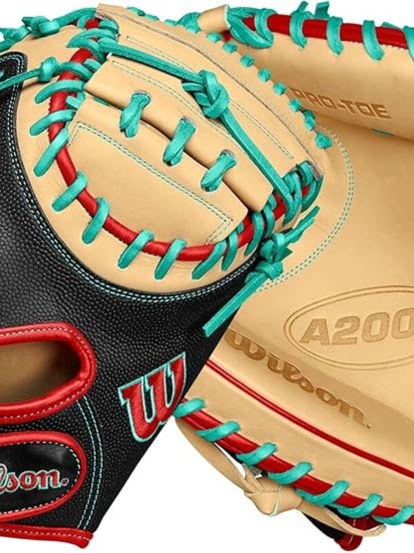Wilson Wilson A2000 PF33 Black/Camel/Red/Green 33" Catchers Mitt RHT