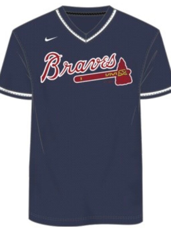 Nike Nike MLB crew neck Vapor V-neck jersey Atlanta Braves