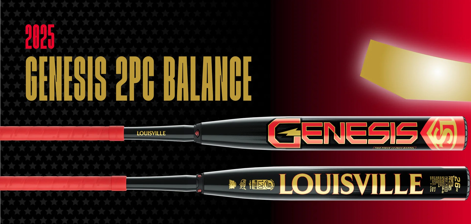 2025 Louisville Slugger Genesis Iron Man 3.0 Balanced  13" Slo-Pitch Bat USSSA