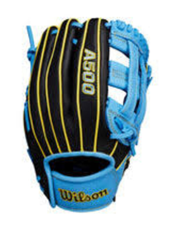 WILSON A500  10.5 RHT BLACK-COOLBLUE-YELLOW