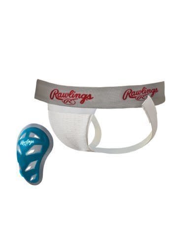 RAWLINGS PEEWEE CAGE CUP WITH SUPPORTER AGE 4-7