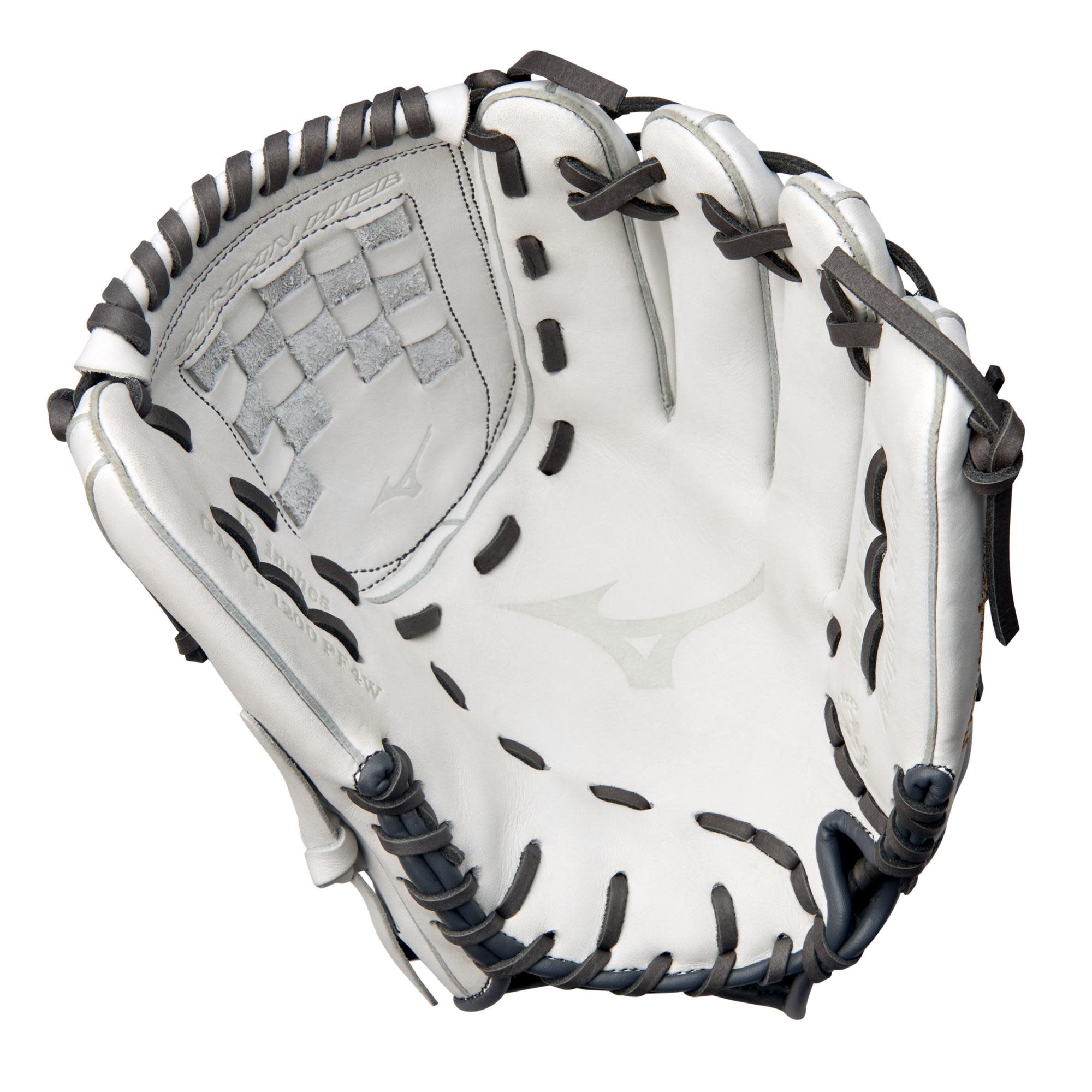 Mizuno MVP Prime Fastpitch Softball Glove 12" White/Grey RHT