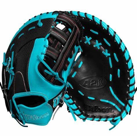 Wilson A2K SPRING 2025 1679 Teal/Black SS 12.5" Baseball First Base Mitt LHT