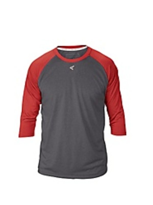 Easton EASTON RAGLAN CREW NECK ADULT Charcoal/Red