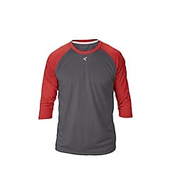 EASTON RAGLAN CREW NECK youth Charcoal/Red