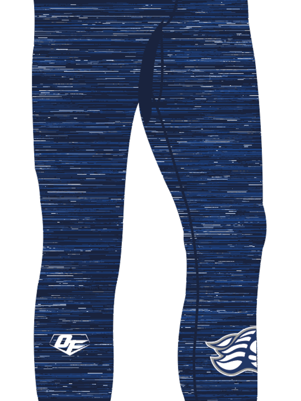 On Field Pantalons de compression (legging de sport 3/4) On Field avec design Sphinx College l'assomption en sublimation - OFL-SP-NY