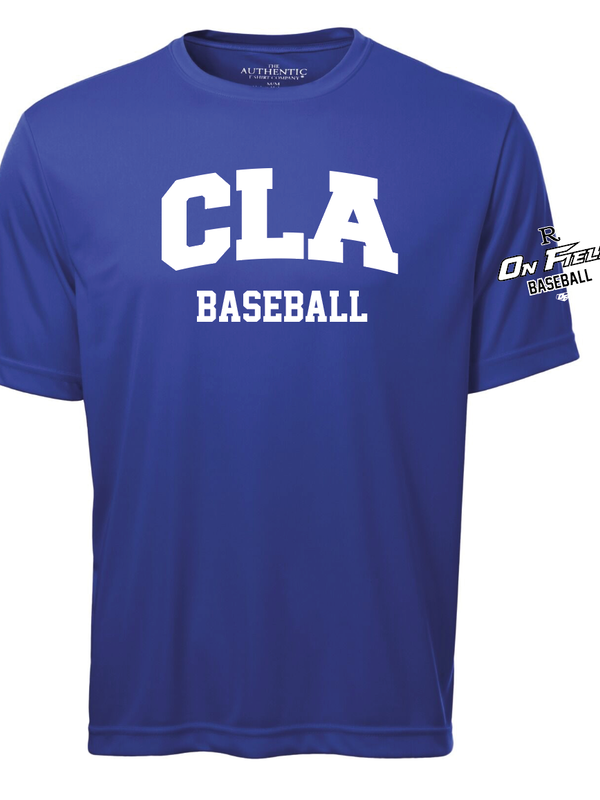 On Field T-Shirt OF dry fit Team 365 bleu royal  avec logo Sphinx CLA en sérigraphie - OFT-SP-RY