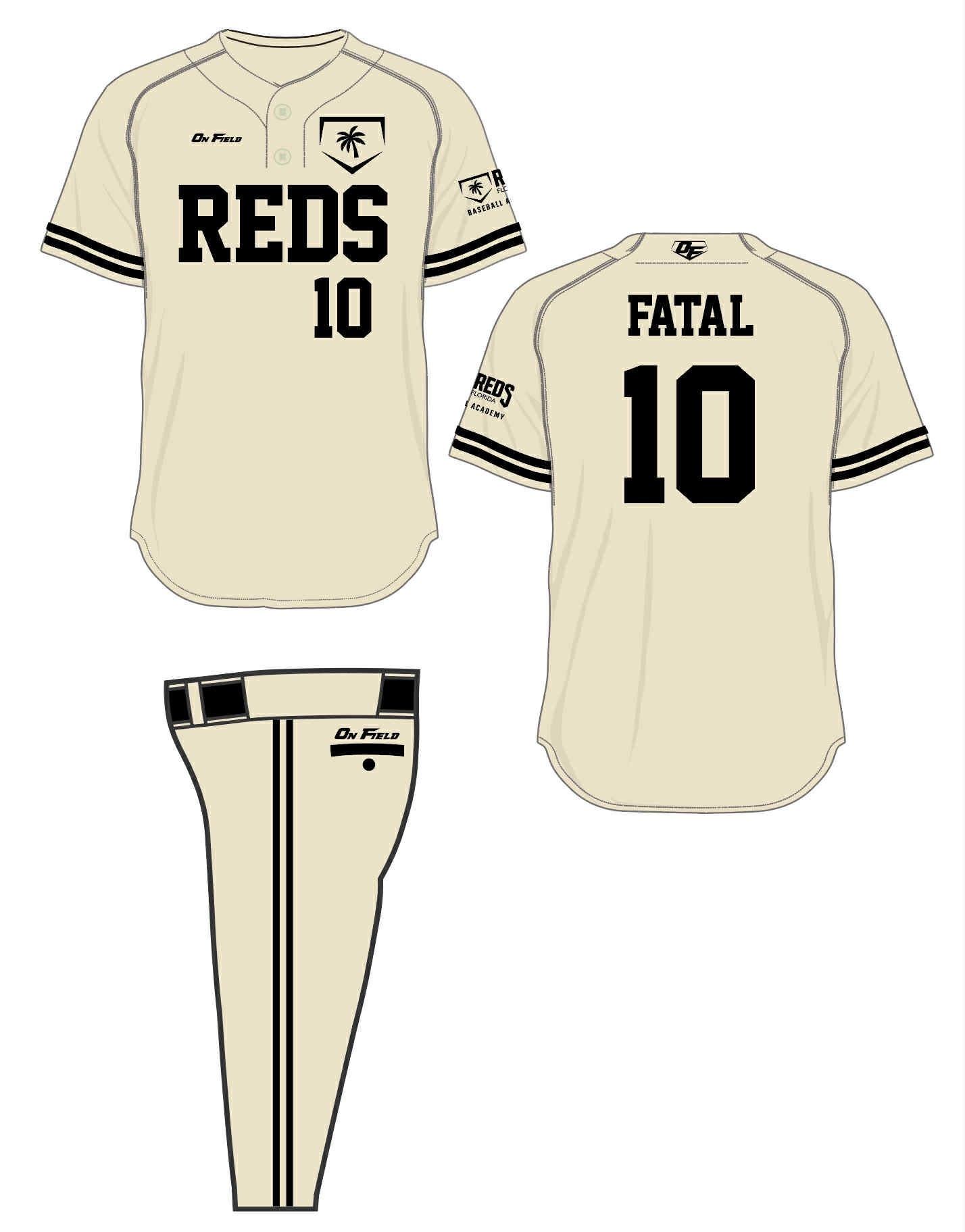 Florida Reds On Field Mandatory special uniform