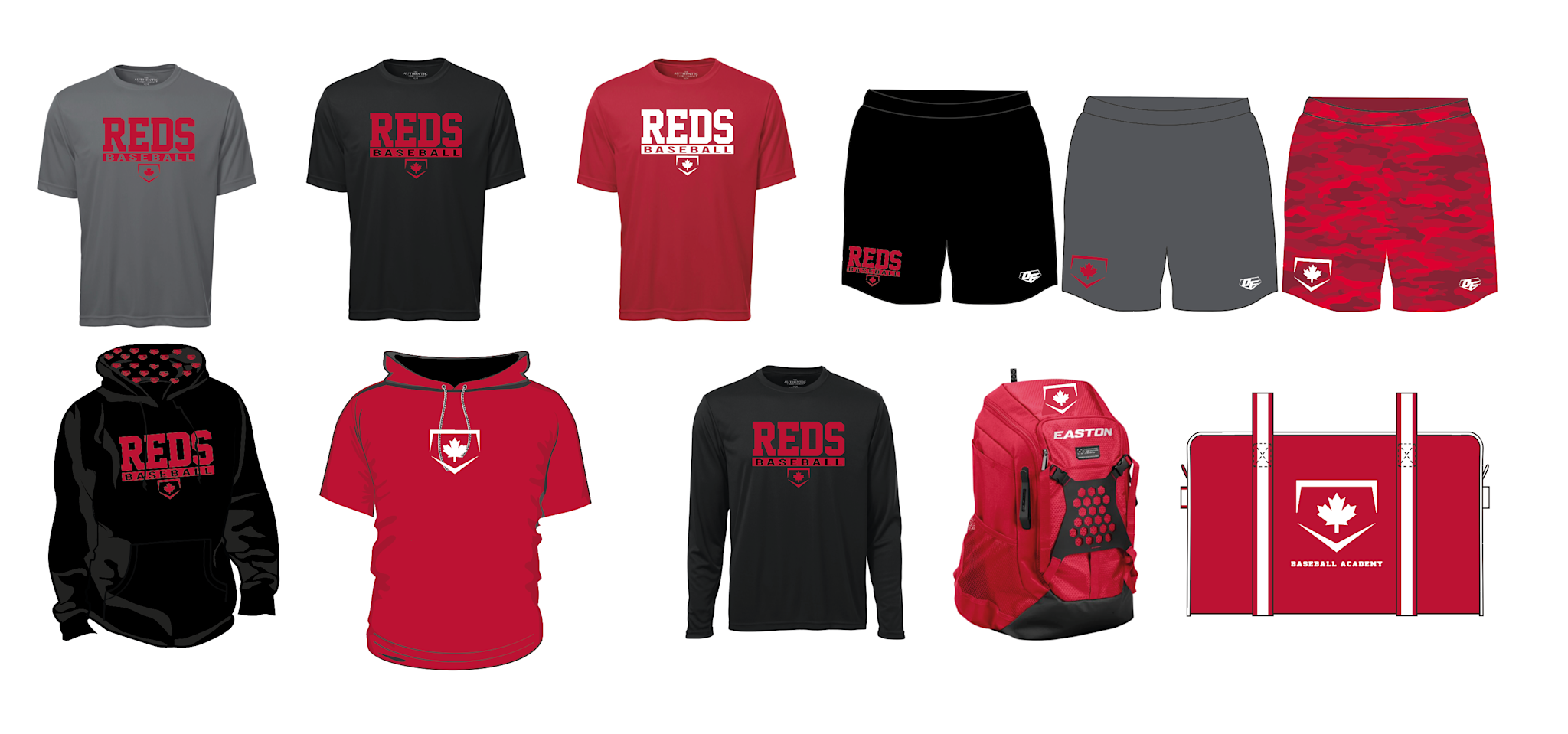 Canada Reds Prime and Florida On Field Mandatory items - apparel