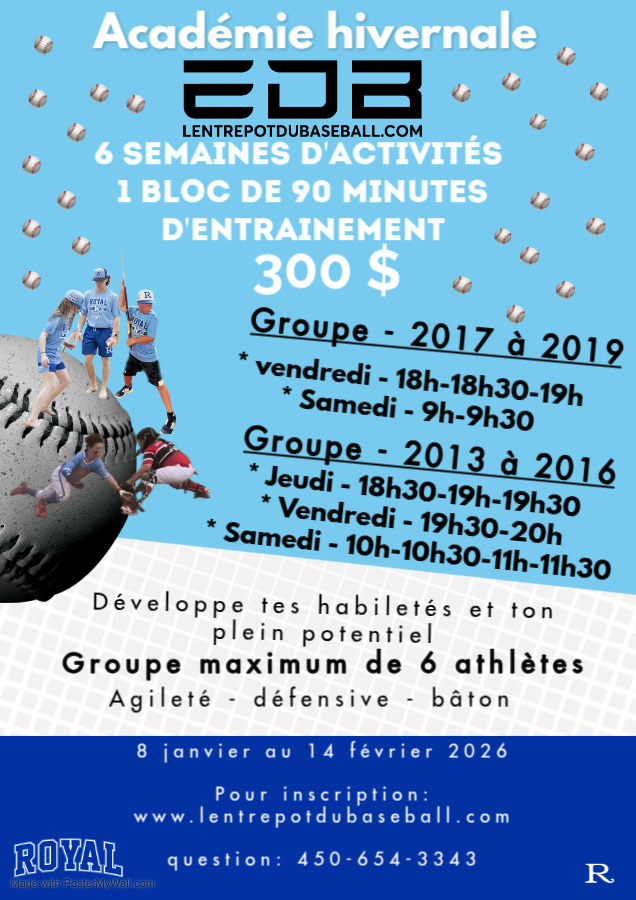 Académie hivernale de baseball EDB