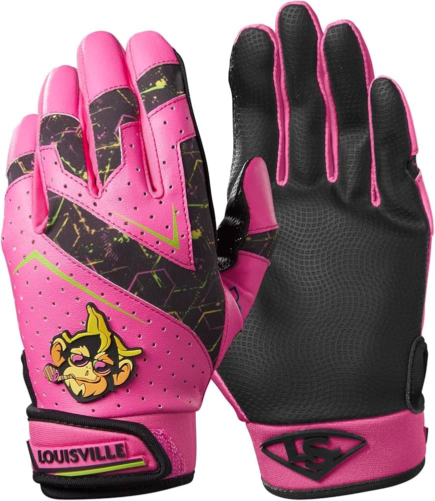 Louisville Slugger Party Animals Youth Genuine V2 Batting Gloves