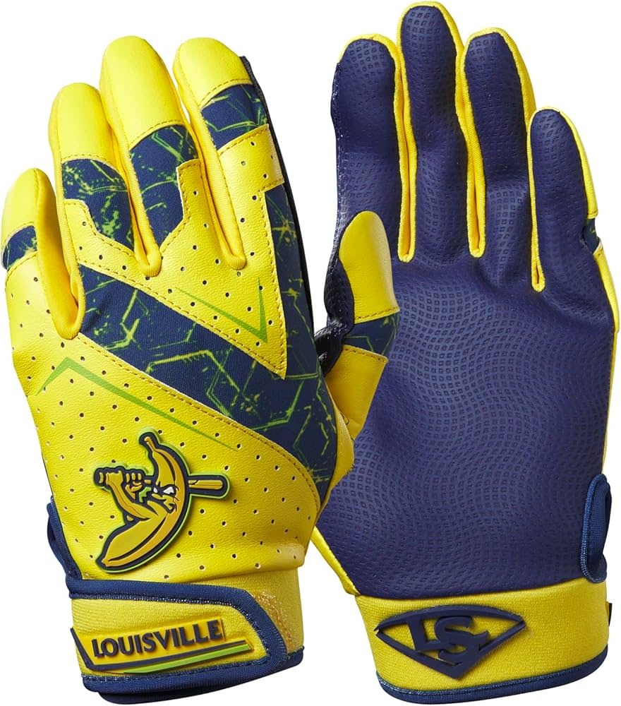 Louisville Slugger Savannah Bananas Youth Genuine V2 Batting Gloves