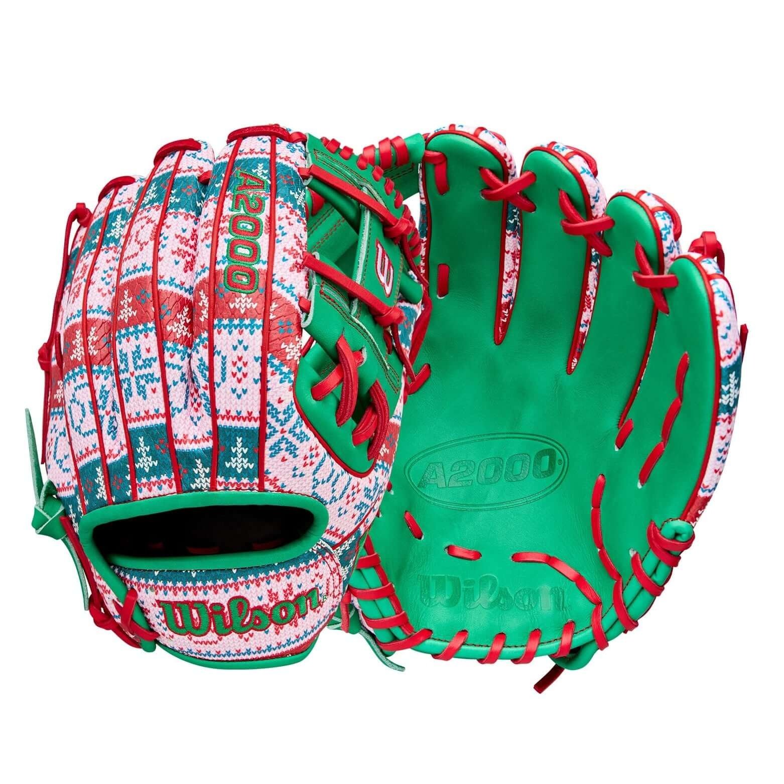 Wilson Glove of The Month -GOTM December 2025 A2000 1975" Christmas" 11.75" Baseball RHT Glove -
