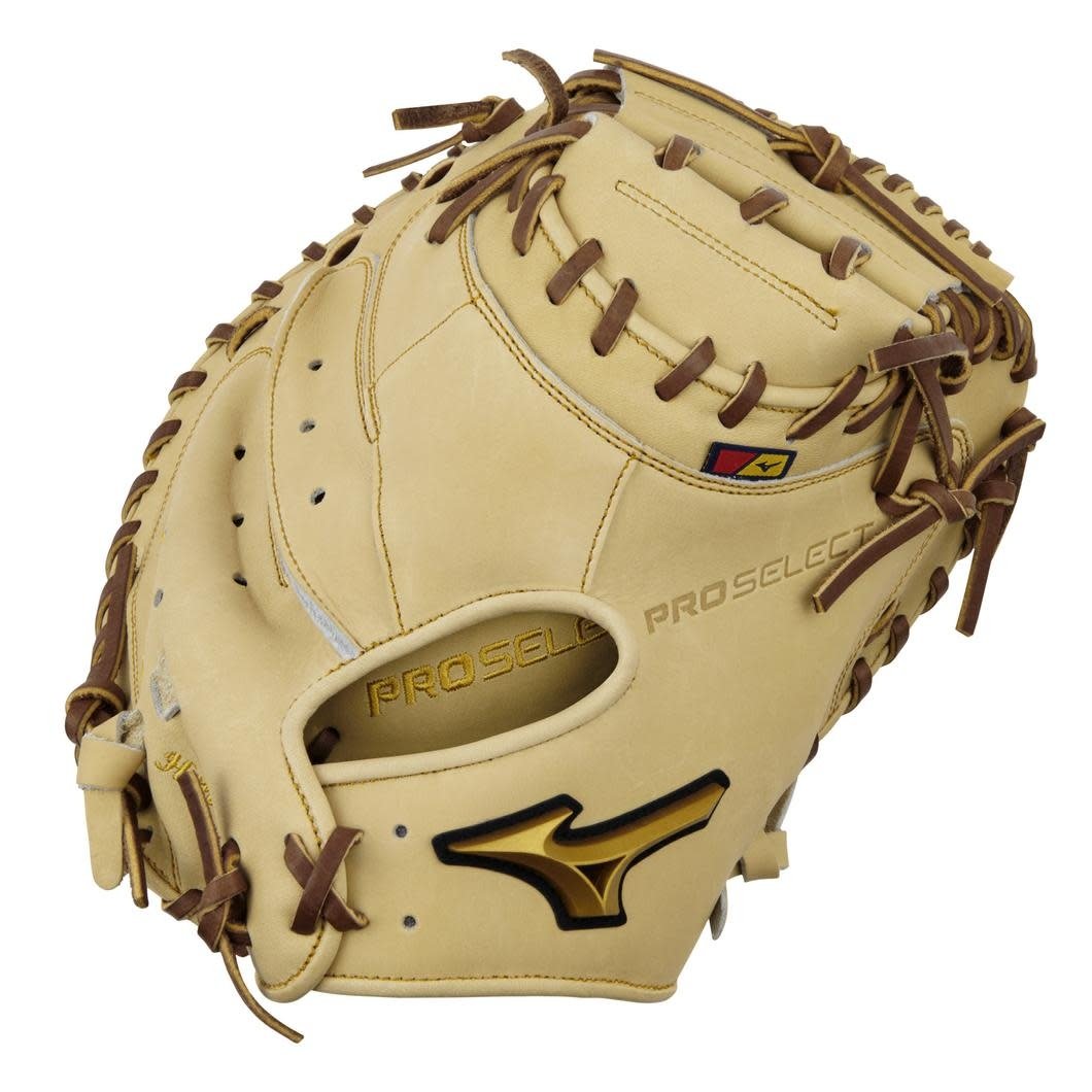 Mizuno GPS-20 Pro Select Premium Catchers Mitt Baseball Glove, 33.5" RHT