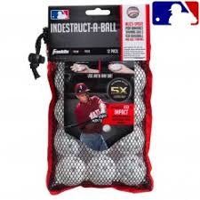 Franklin MLB® 5" Indestruct-A-Balls Micro Baseball-White