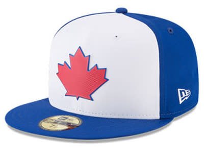 New Era Men's Toronto Blue Jays White 2018 BP Prolight 59FIFTY Fitted Hat