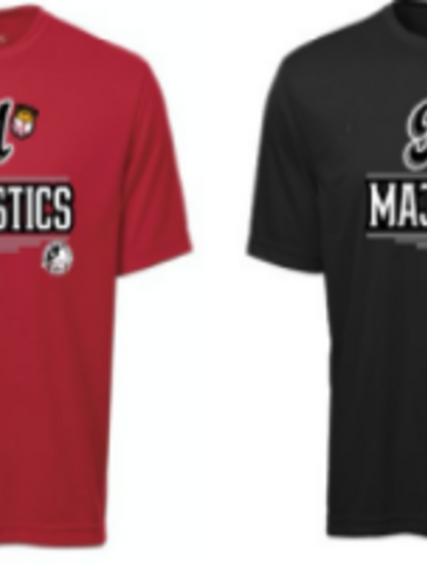 On Field T-shirt Authentic avec logo des Majestics en sérigraphie