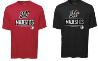 T-shirt Authentic avec logo des Majestics en sérigraphie