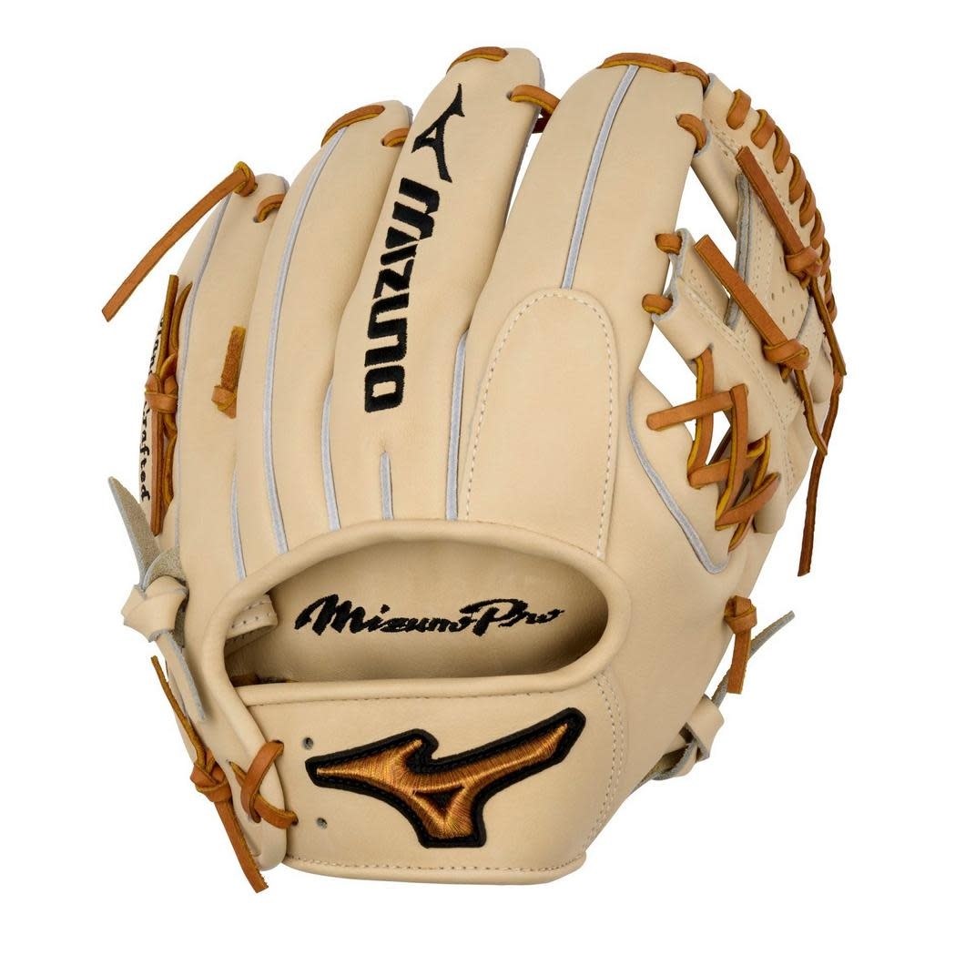 Mizuno GMP-4000S Mizuno Pro Premium Infielder Baseball Glove 11.5" Shallow Pocket Deep 3 N Web RHT