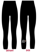 Under Armour legging coupe féminine taille haute ajustée 23 pouces avec logo des Majestics de Lanaudière