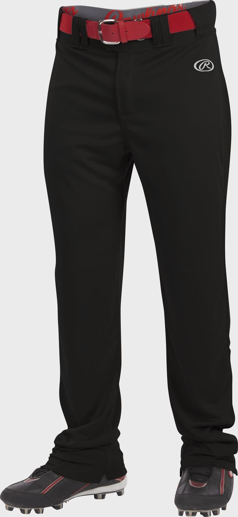 Rawlings Launch LNCHSR semi-relaxed long baseball pant adult black