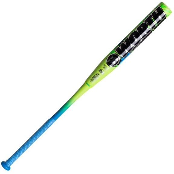 Worth 2026 Bedlam Slowpitch Bat 2pc 12.5'' Barrel XL-Load WSU6JRBEDL 25oz