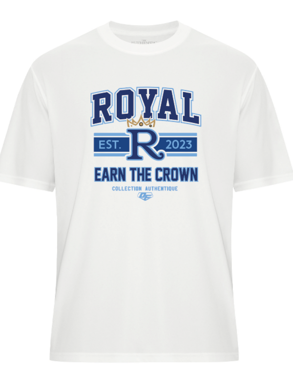 On Field T-Shirt On Field Authentic blanc du Club de baseball le Royal
