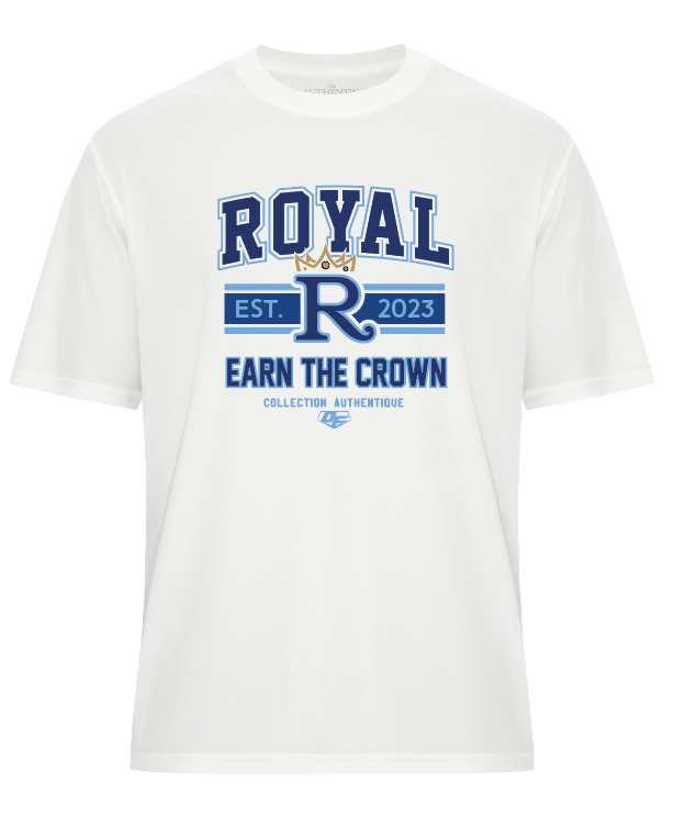 T-Shirt On Field Authentic blanc du Club de baseball le Royal