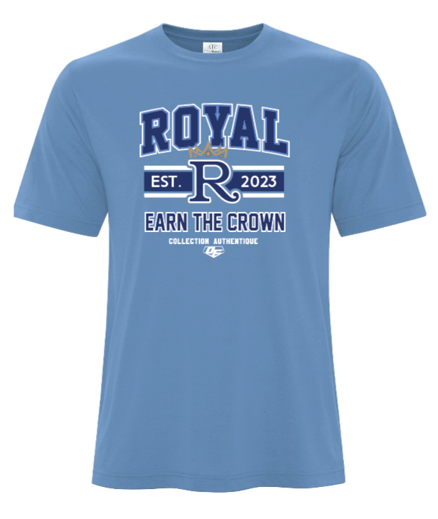 T-Shirt On Field Authentic bleu poudre du Club de baseball le Royal