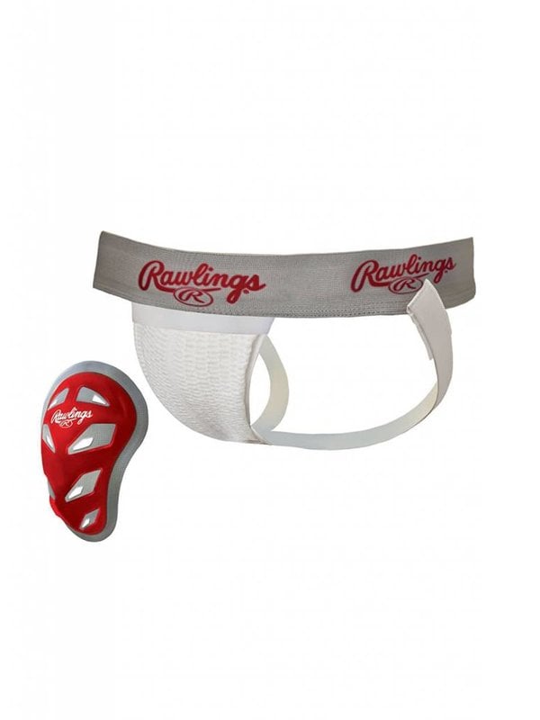 Rawlings Rawlings cage cup with athletic supporter youth regular 55-80 lbs