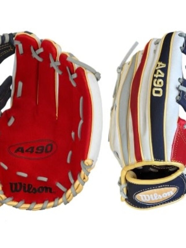 Wilson Wilson A490 AJOO SMU H 11.75" RHT Baseball Glove - WTA04KR23AJ01