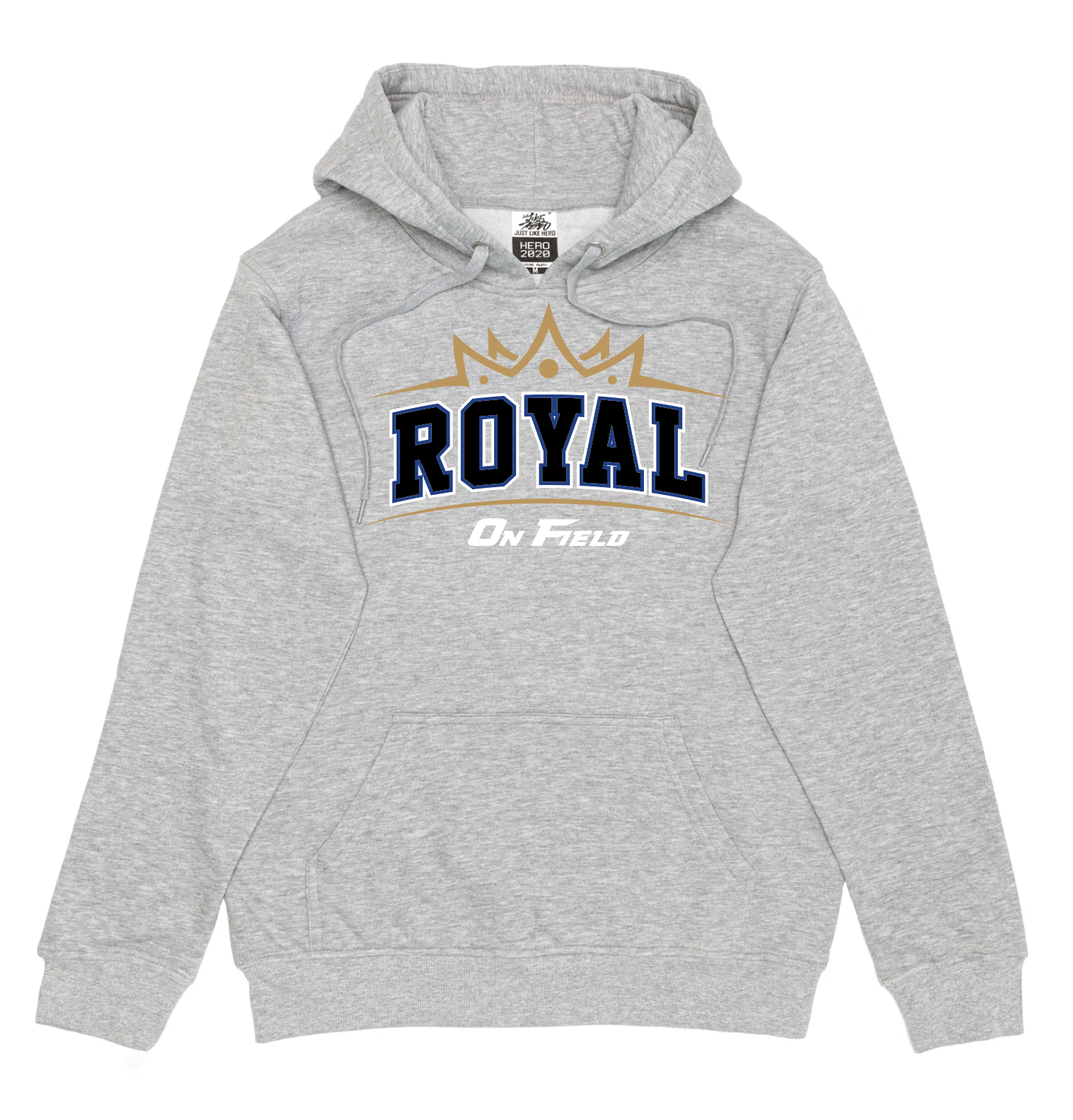 Kangourou 100% cotton gris - Like Hero - Royal On Field softball