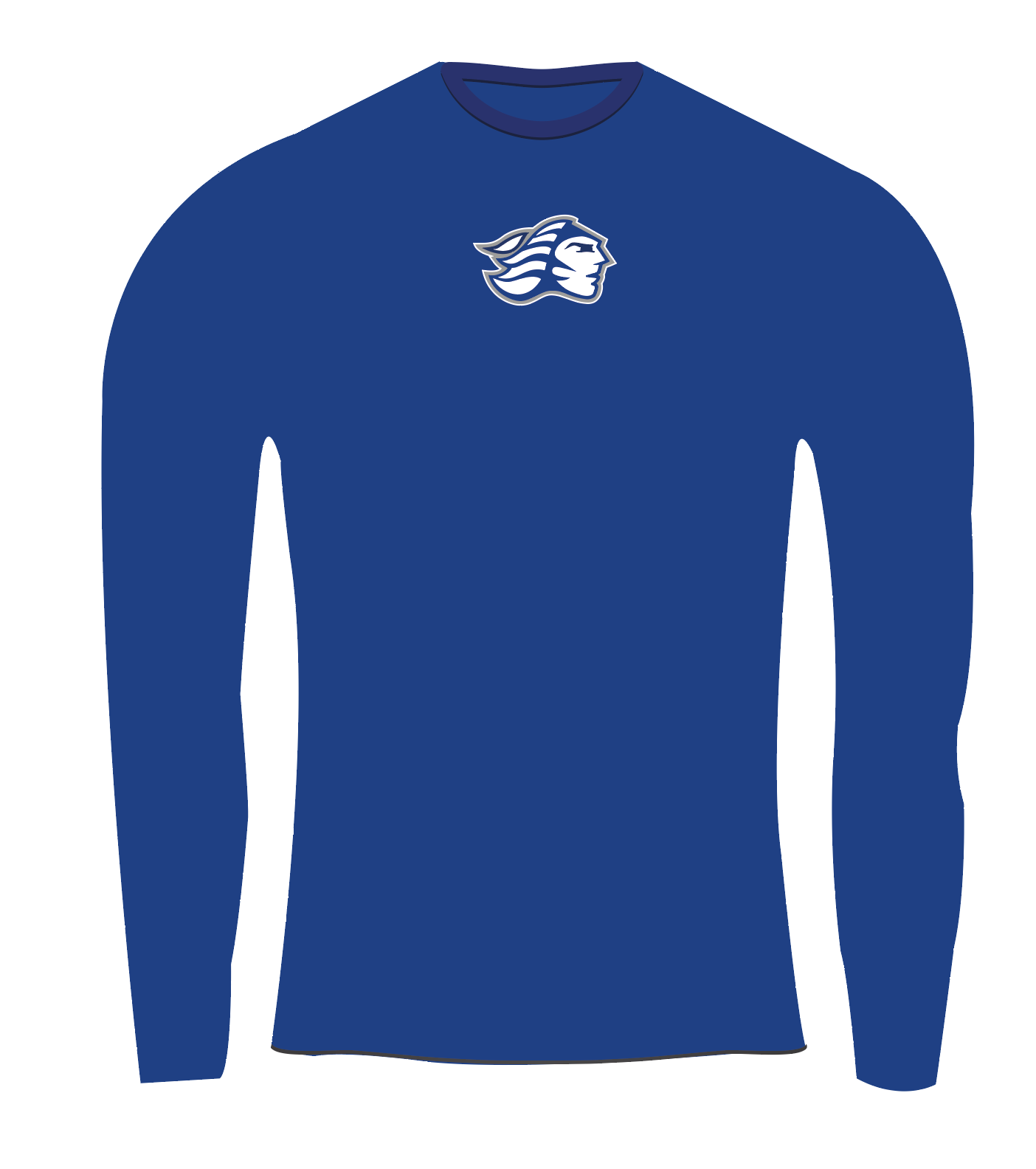 Chandail manches longues en compression On Field avec design Sphinx en sublimation - OFC-SP-NY